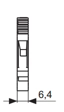 Pokoj Se A11-A233 Bėgelio jungtis 0,5-4 mm2 juoda ZUG-4 A11-A233