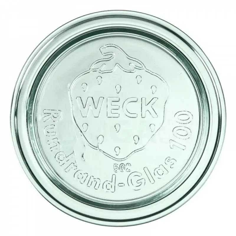 Stiklinės, dangtelis, 10 cm, Weck, 6 vnt.