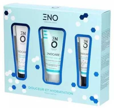Set Codexial: Enocare Vitamin B5 Hydrating Hand Kreminis, 50 ml + Enocare Vitamin B5 Hydrating & Repairing Lūpų balzamas Treatment, 15 ml + Enocare Glycerin Hydrating Kreminis For Face, 30 ml