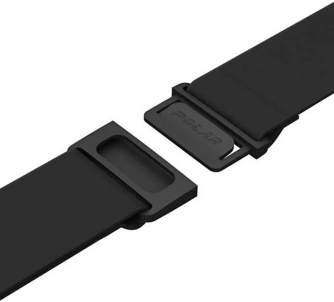 Širdies ritmo matavimo diržas sensoriui tvirtinti Polar Pro Strap, Juodos spalvos, XS/S