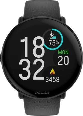 Išmanusis laikrodis Polar Ignite 3 Titanium, S-L dydžio, Juodos spalvos