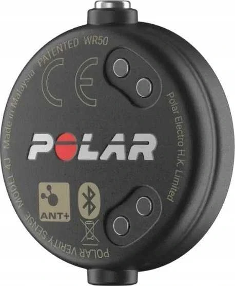 Širdies ritmą matuojantis diržas Polar Verity Sense, M-XXL dydis, Raudonos spalvos