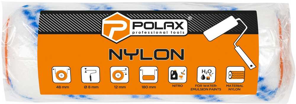 POLAX NAILONINIO VELENO ATSARGINĖ DALIS 8x48x180mm