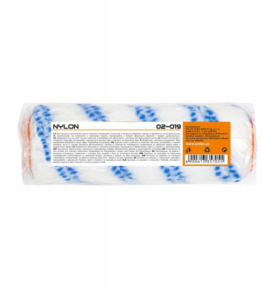 POLAX NAILONINIO VELENO ATSARGINĖ DALIS 8x48x180mm