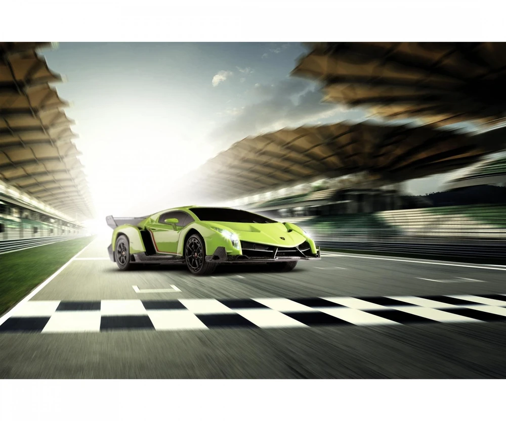 Tamiya Carson 1:24 Lamborghini Veneno 2.4G 100% RTR žalia