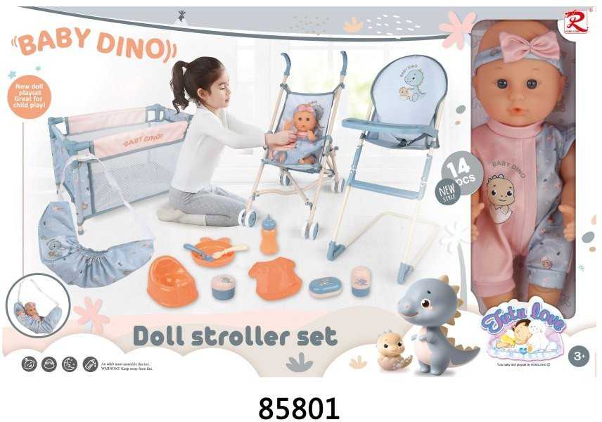 Polesie MEGA rinkinys Baby Dino lėlyte