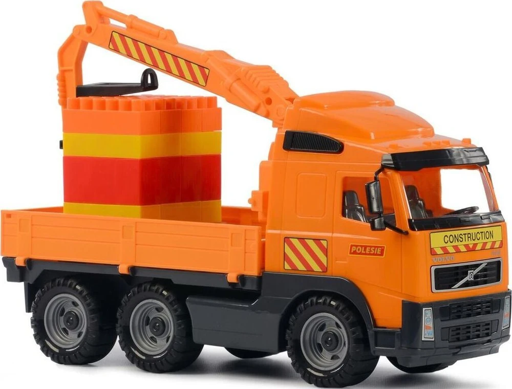 Polesie Polesie 58300 ''Volvo'' samochód su podn. + Klocki ''Super-mix'' - 30el. na palecie