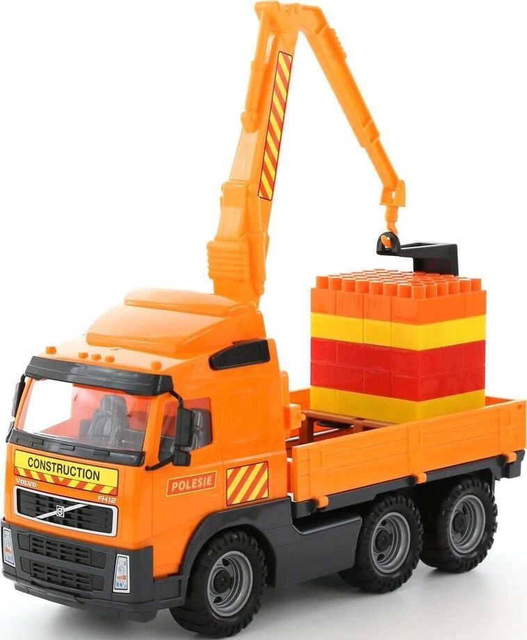 Polesie Polesie 58300 ''Volvo'' samochód su podn. + Klocki ''Super-mix'' - 30el. na palecie