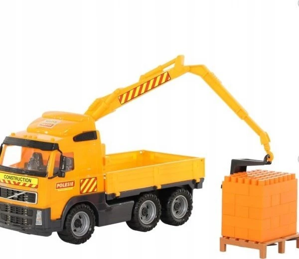 Polesie Polesie 58300 ''Volvo'' samochód su podn. + Klocki ''Super-mix'' - 30el. na palecie