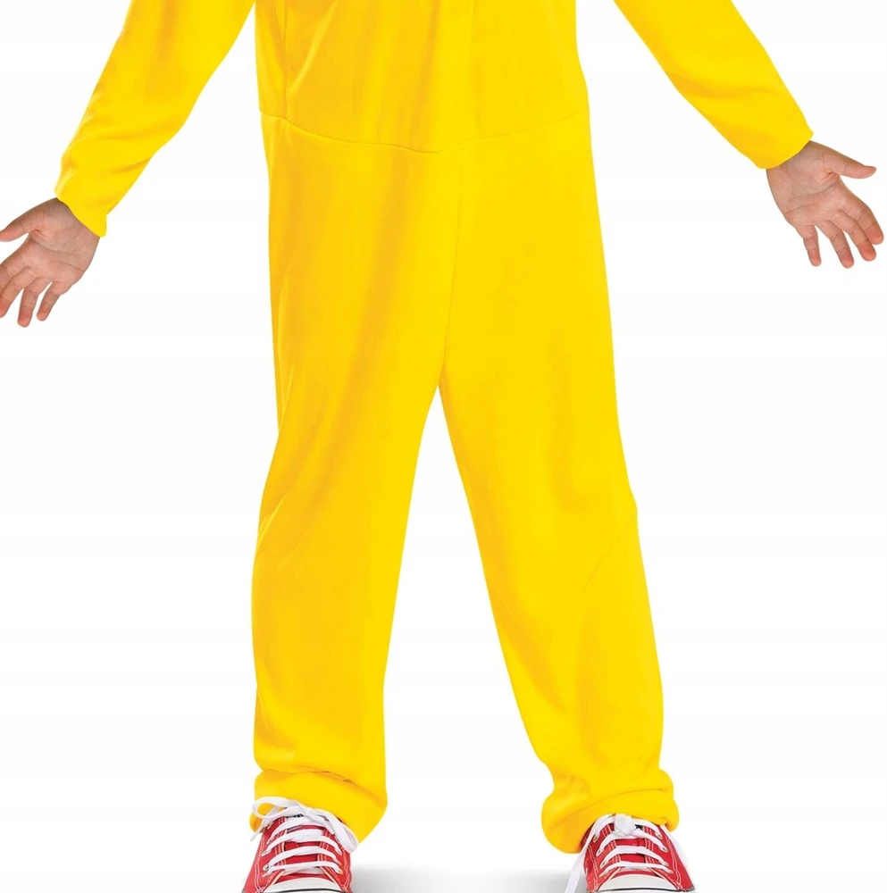 Disguise Karnavalinis kostiumas Pokemon Pikachu kostiumas geltonas Kigurumi maskuotė 127-136 cm (7-8 metai)
