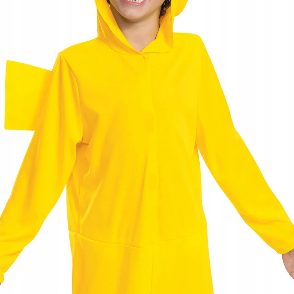 Disguise Karnavalinis kostiumas Pokemon Pikachu kostiumas geltonas Kigurumi maskuotė 127-136 cm (7-8 metai)