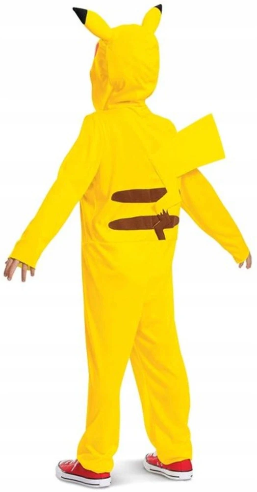 Disguise Karnavalinis kostiumas Pokemon Pikachu kostiumas geltonas Kigurumi maskuotė 127-136 cm (7-8 metai)