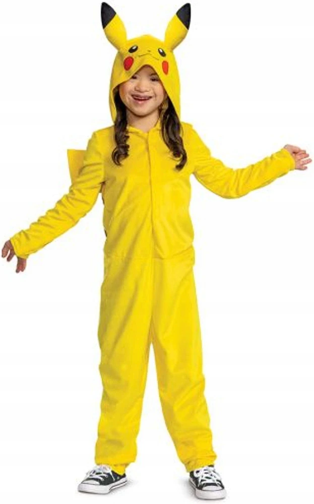Disguise Karnavalinis kostiumas Pokemon Pikachu kostiumas geltonas Kigurumi maskuotė 127-136 cm (7-8 metai)