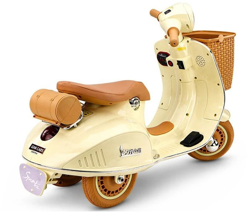 Lean Cars Elektrinis motoroleris Vespa XW-03 smėlio spalvos