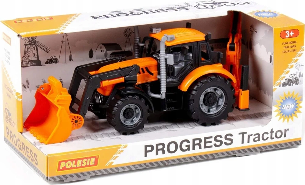 Polesie EKSKAVATORIUS-KRAUTUVAS TRAKTORIUS 31X15X15 PROGRES POM WAD8