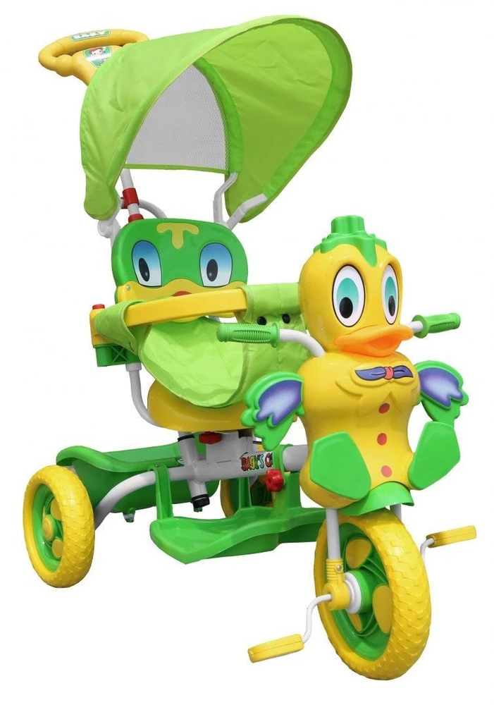 Roger Vaikiškas triratis Duck Bike žalias