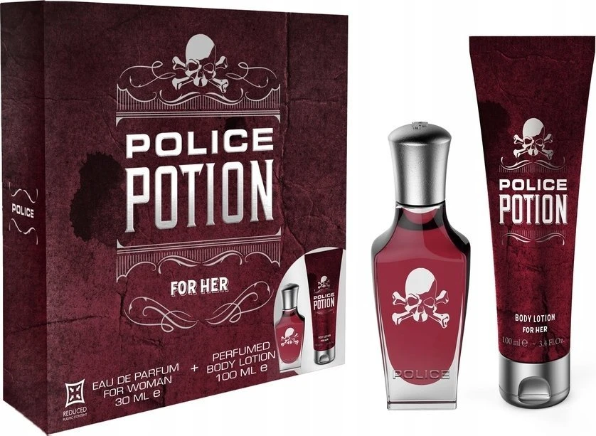 Police Potion rinkinys moterims (EDP, 30 ml + kūno losjonas, 100 ml)