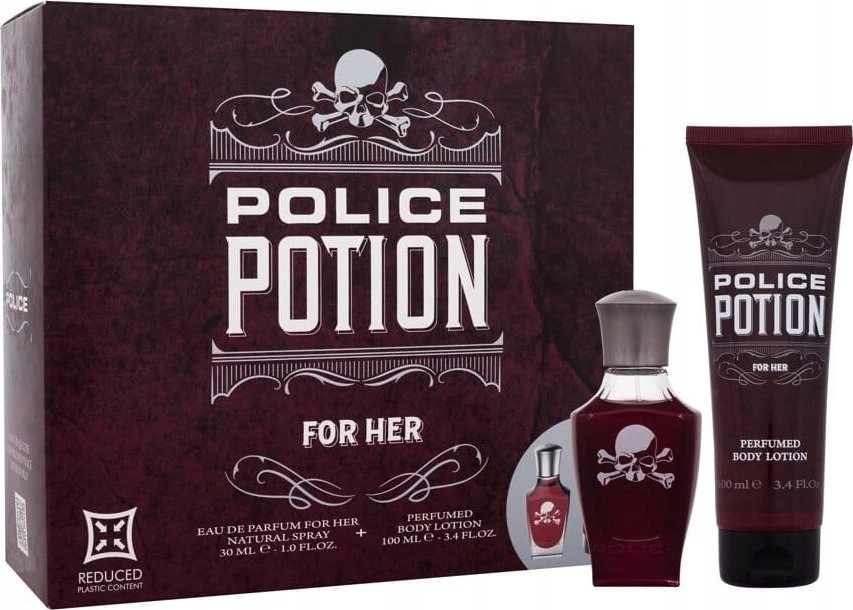 Police Potion rinkinys moterims (EDP, 30 ml + kūno losjonas, 100 ml)