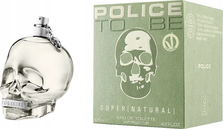 Police To Be Super Natural EDT tualetinis vanduo unisex, 125 ml