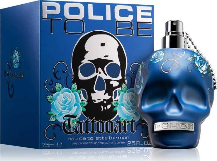 Police To Be Man Tattoo Art tualetinis vanduo 40ml