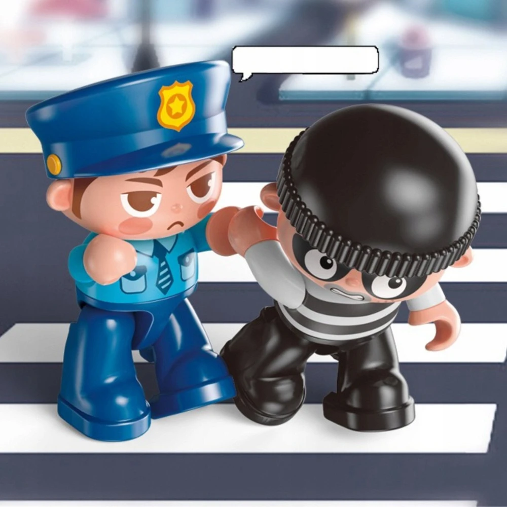 Policijos nuovados statybiniai kaladėlės, 175 dalys
