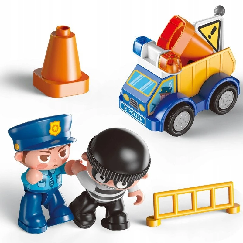 Policijos nuovados statybiniai kaladėlės, 175 dalys