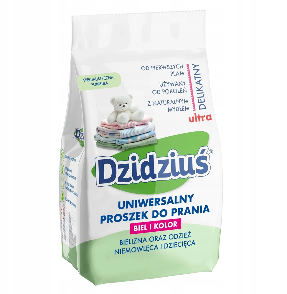 Pollena Dzidziuś Universalūs skalbimo milteliai baltiems ir spalvotiems, 1,5kg