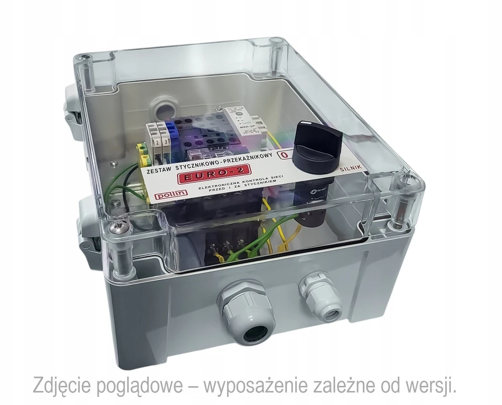 Pollin Kontaktorių-relių rinkinys variklio apsaugai 3P 1,5 kW 3,7–5,5 A EURO-2-0150