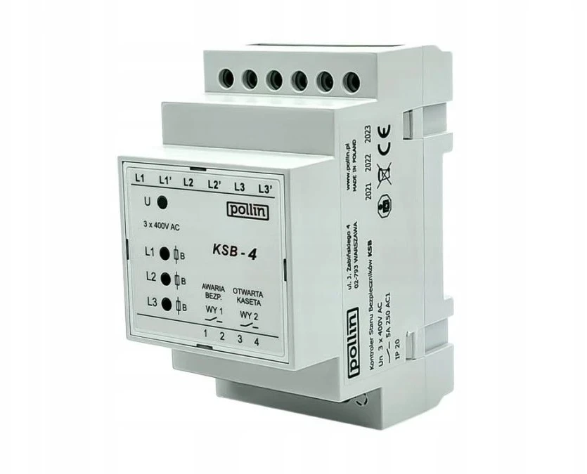 Pollin Saugiklių įdėklų kontrolės modulis, 2R KSB-4