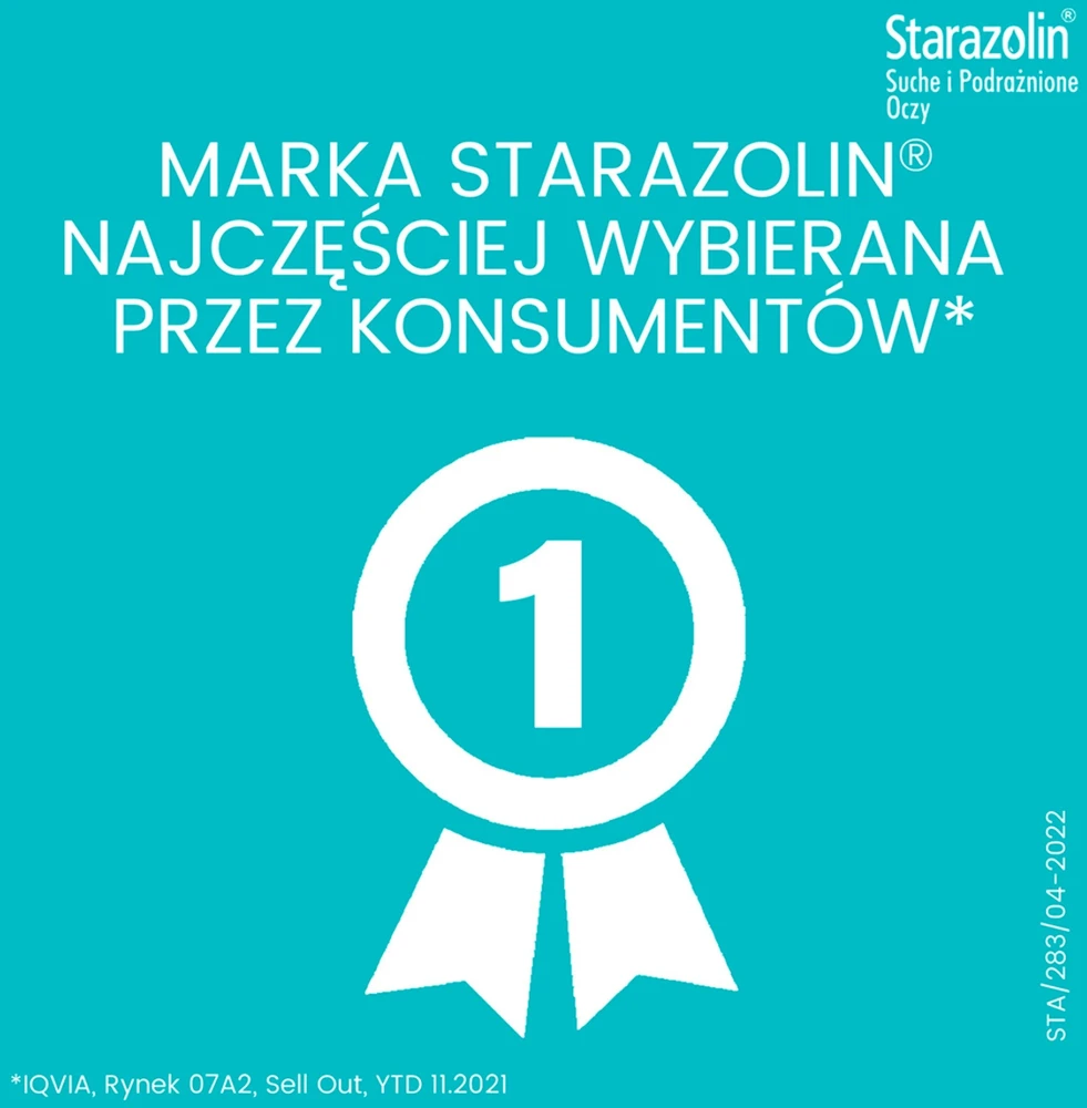 Starazolin akių lašai pirmoji vieta reitinge