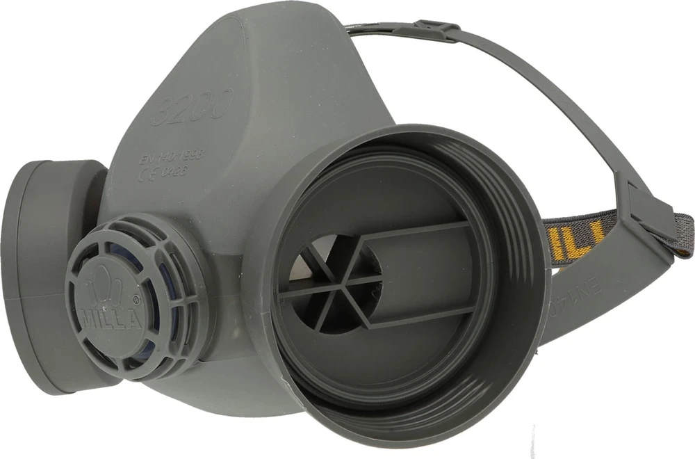 Półmaska Silikoninė puskaukė eurmask 3200 (2 sugeriančios medžiagos)