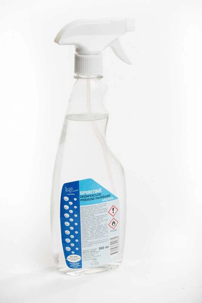 Koslita Dezinfekcinė spiritinė priemonė paviršiams, su purkštuku, 500ml