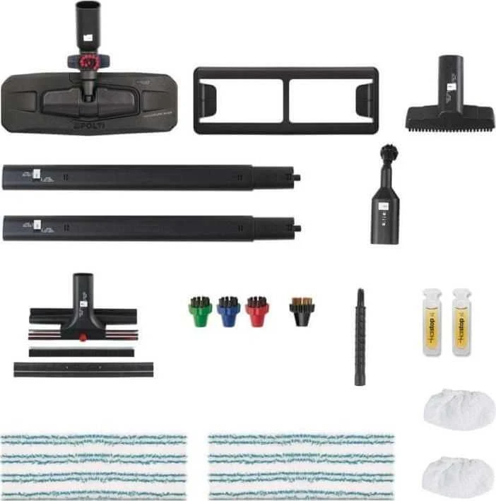 Polti | Steam cleaner | PTEU0280 Vaporetto Pro 95_Turbo Flexi | Power 1100 W | Steam pressure 5 bar | Vanduo tank capacity 1.3 L | Juodas/Žalias