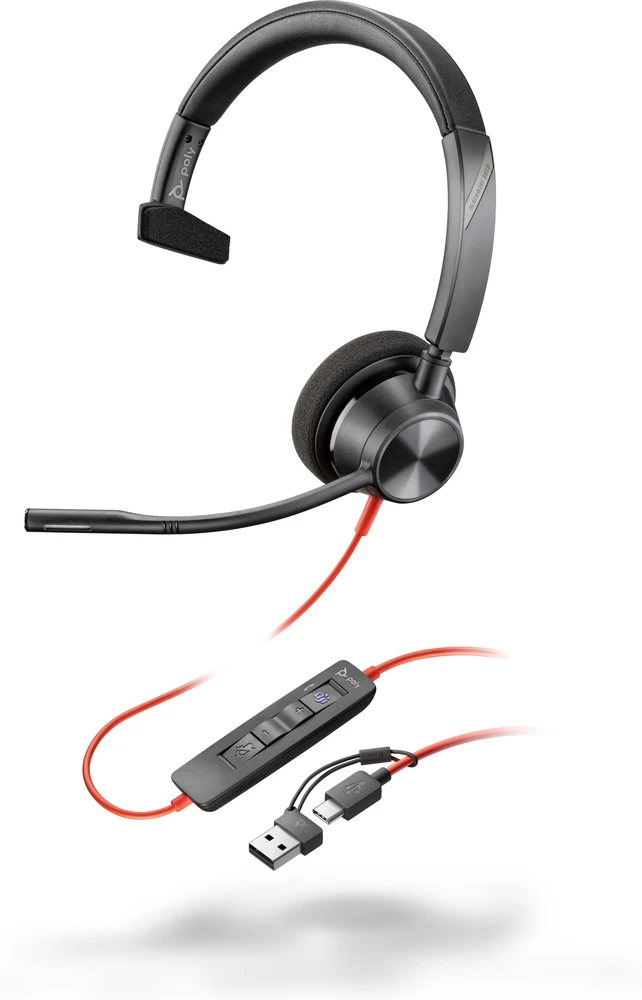Ausinės Poly Blackwire 3310 MS Teams (214011-101)