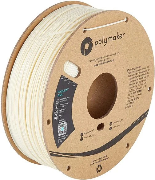 Polymaker PolyLite ASA - 1kg - 1.75mm - Natūralus