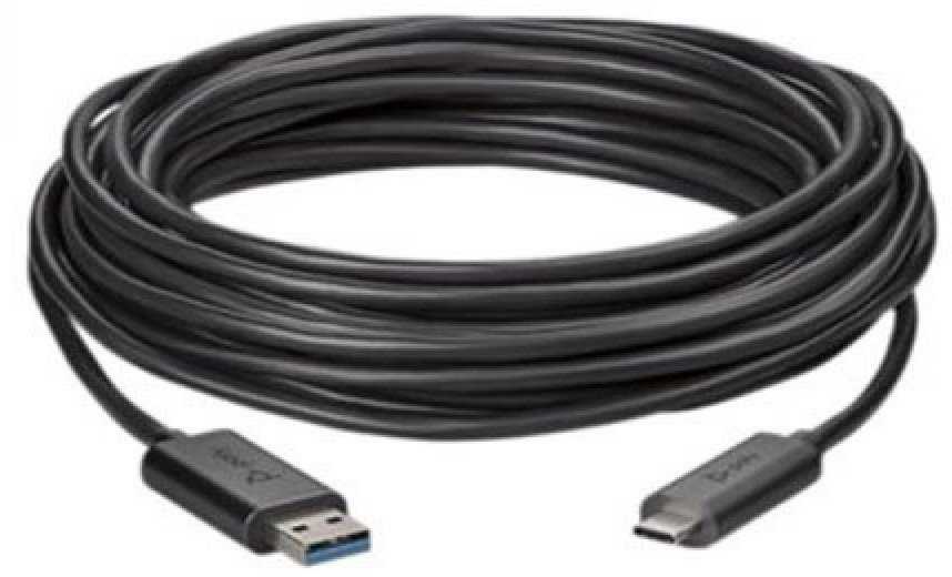 „Hewlett Packard“ (HP) „Poly Active“ optinis USB 3.1 kabelis (25M)