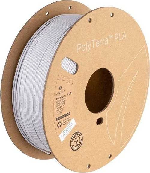 Polymaker PolyTerra PLA - 1kg - 1.75mm - Marble Baltas