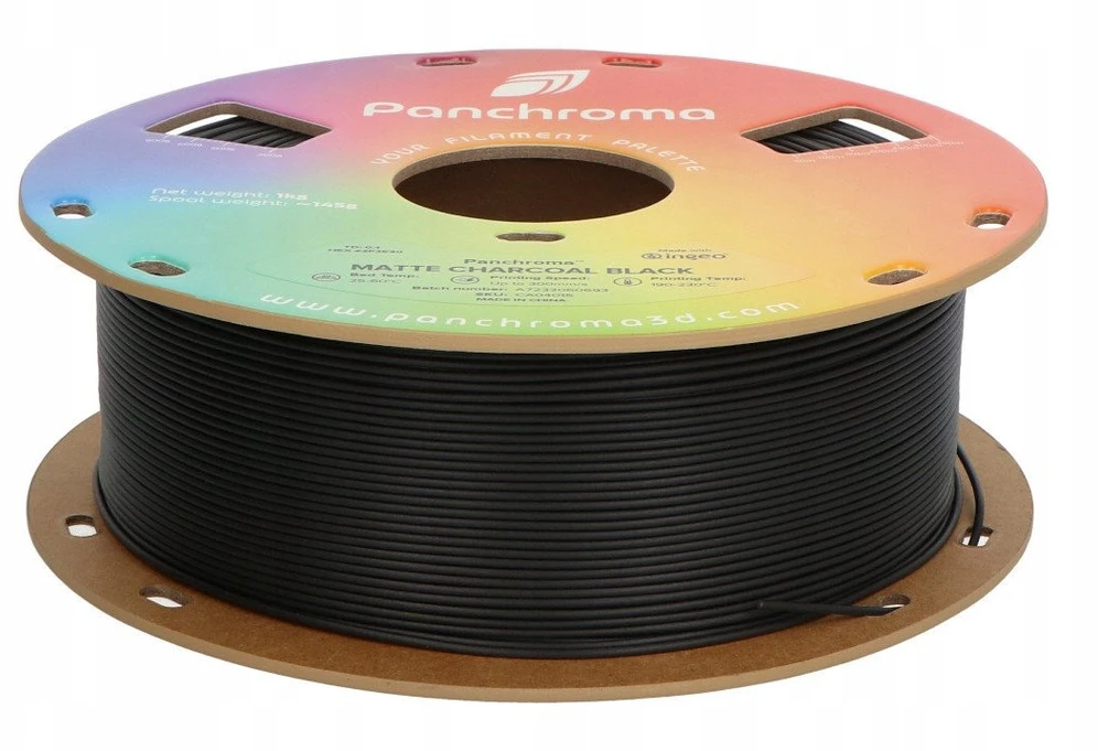 Polymaker Panchroma PLA Matte 1.75mm 1kg - Charcoal Juodas
