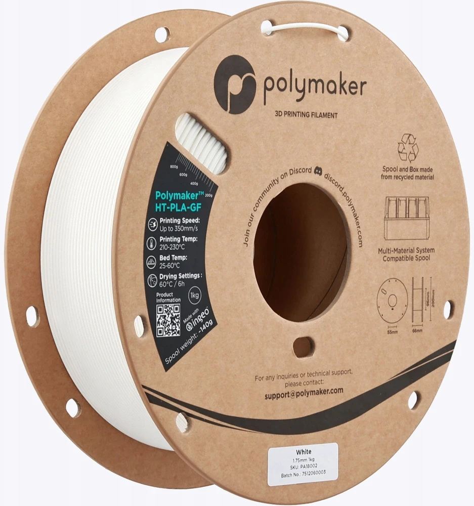 Polymaker HT-PLA-GF 1.75mm 1kg - Baltas
