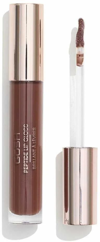 Gosh Peptide Vegan Shine Lūpų blizgis 006 Brownie, 7 ml