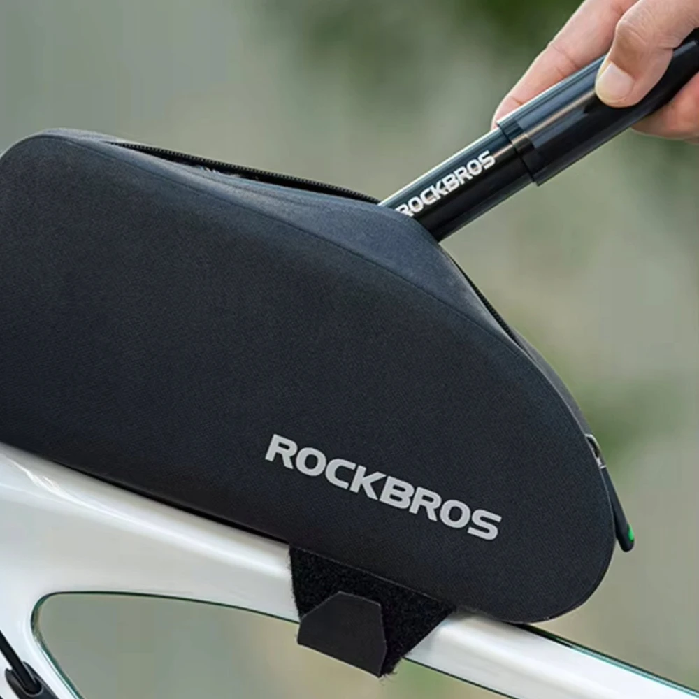 Rockbros 810PCS-HP mini rankinis dviračio siurblys su Presta ir Schrader žarna - Juodas