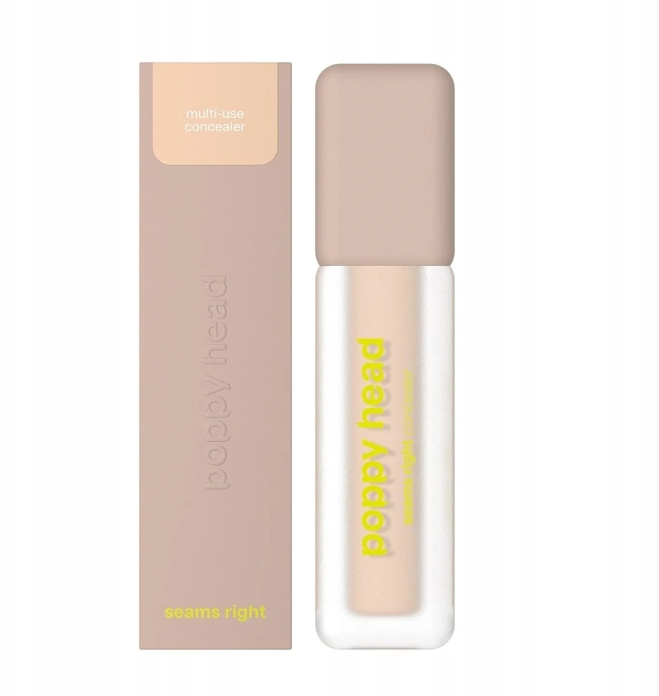 L'Oreal „Poppy Head Seams Right“ lengvas, natūralios apdailos paakių maskuoklis, „02 Seams Vanilla“, 8 g.
