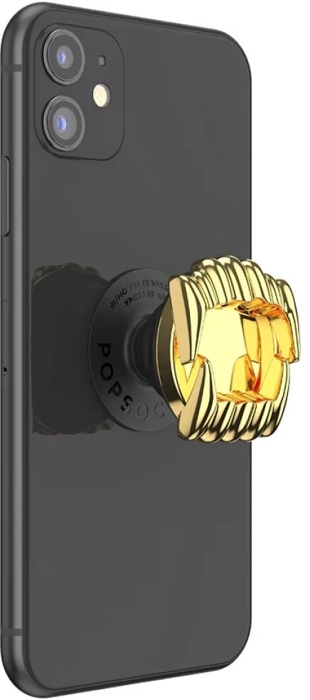 PopSockets PopSocket Say Cheese Adhesive Grip uchwyt i podstawka do telefonu auksinė