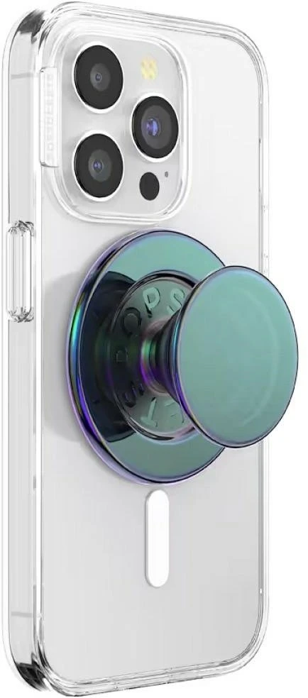 PopSockets apvalus Nightshade Opalescent MagSafe telefono laikiklis ir stovas