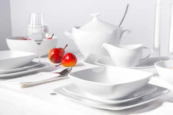 Porcelana MariaPaula MARIAPAULA MODERN SQUARE Baltas VAKARIENIS RINKINYS 24.06