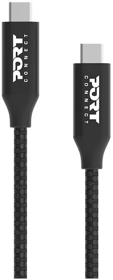 Port Designs 900057 kabelis USB USB 3.2 Gen 2x2 2 m USB C Juodas