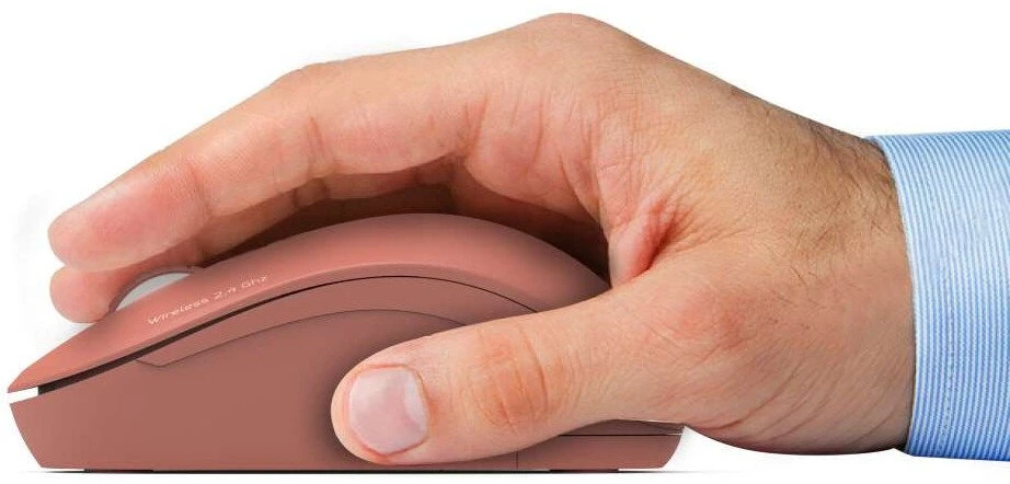 Pelė „Port Designs PORT CONNECT“ laidas COLLECTION, USB-A ir USB-C adapteris, 2.4Ghz, 1600DPI, Terracota