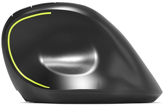 Port Designs PORT CONNECT Ergo Soft COLLECTION, belaidė pelė, USB-A/Bluetooth, 2.4GHz, 1600DPI, juodos spalvos