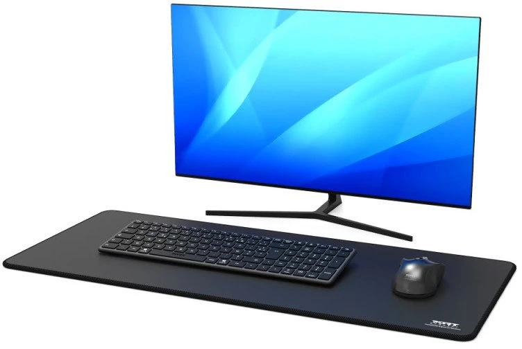 PORT CONNECT Professional Desk kilimėlis, 30x70cm, Juodas