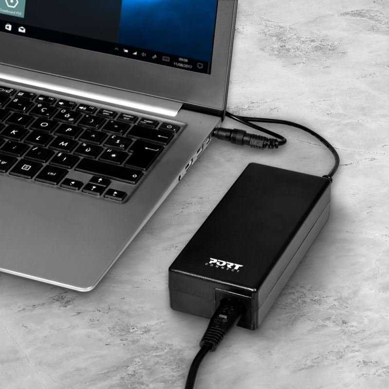 PORT CONNECT universalus maitinimo adapteris Acer & Toshiba nešiojamiesiems kompiuteriams 65-90W